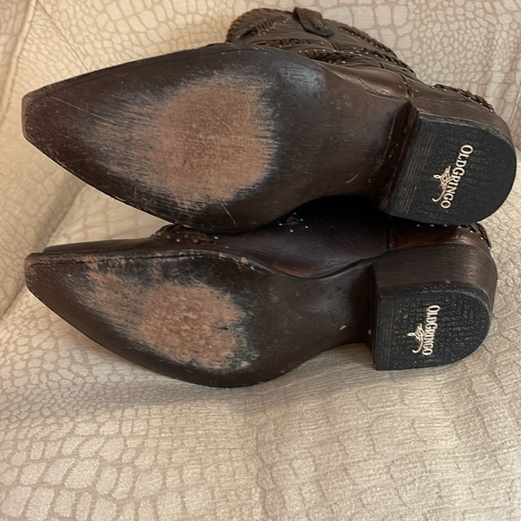 Brown leather old gringo boots size 8 1/2 women’s - Picture 3 of 3